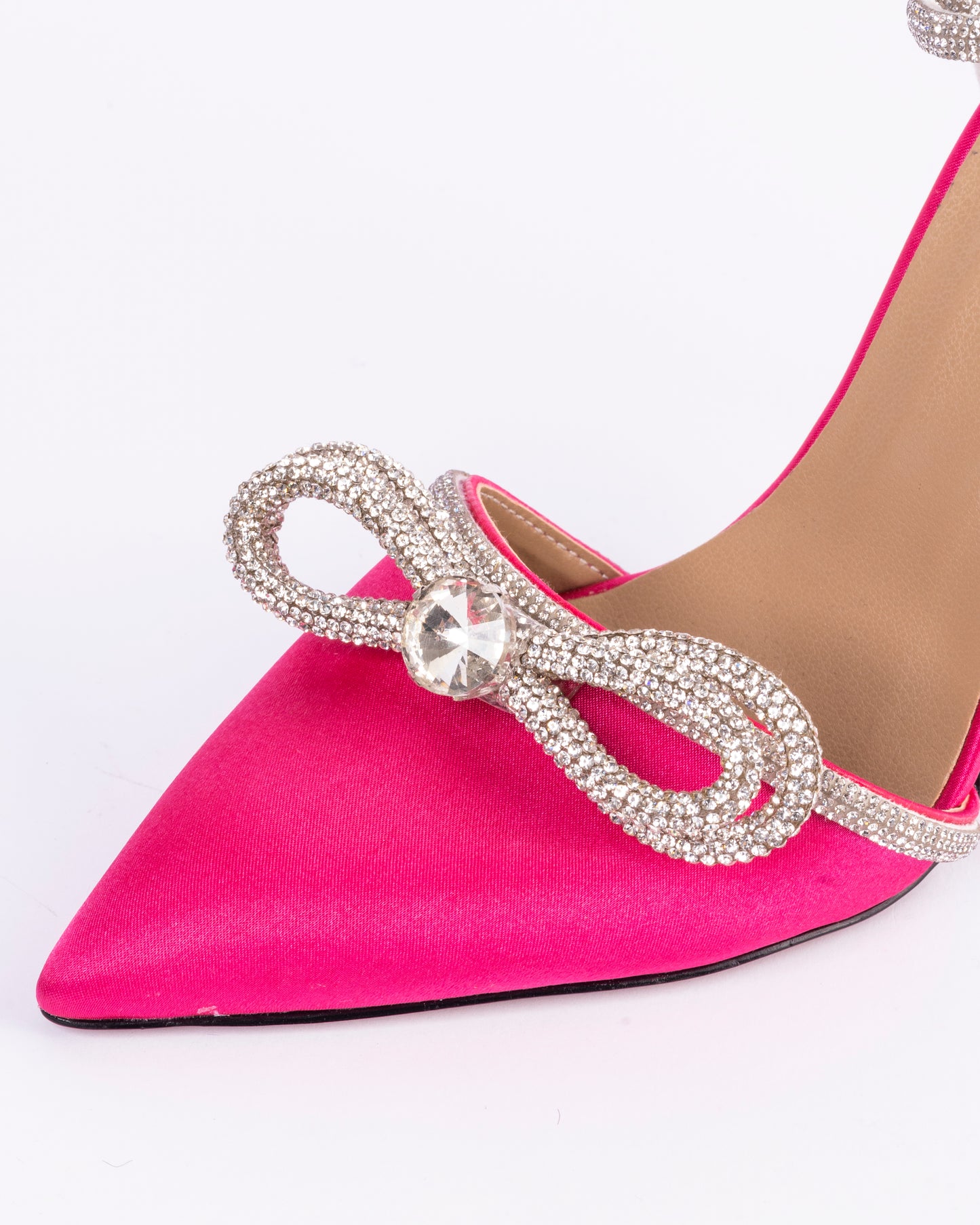Shimmering Bow Stiletto Heels