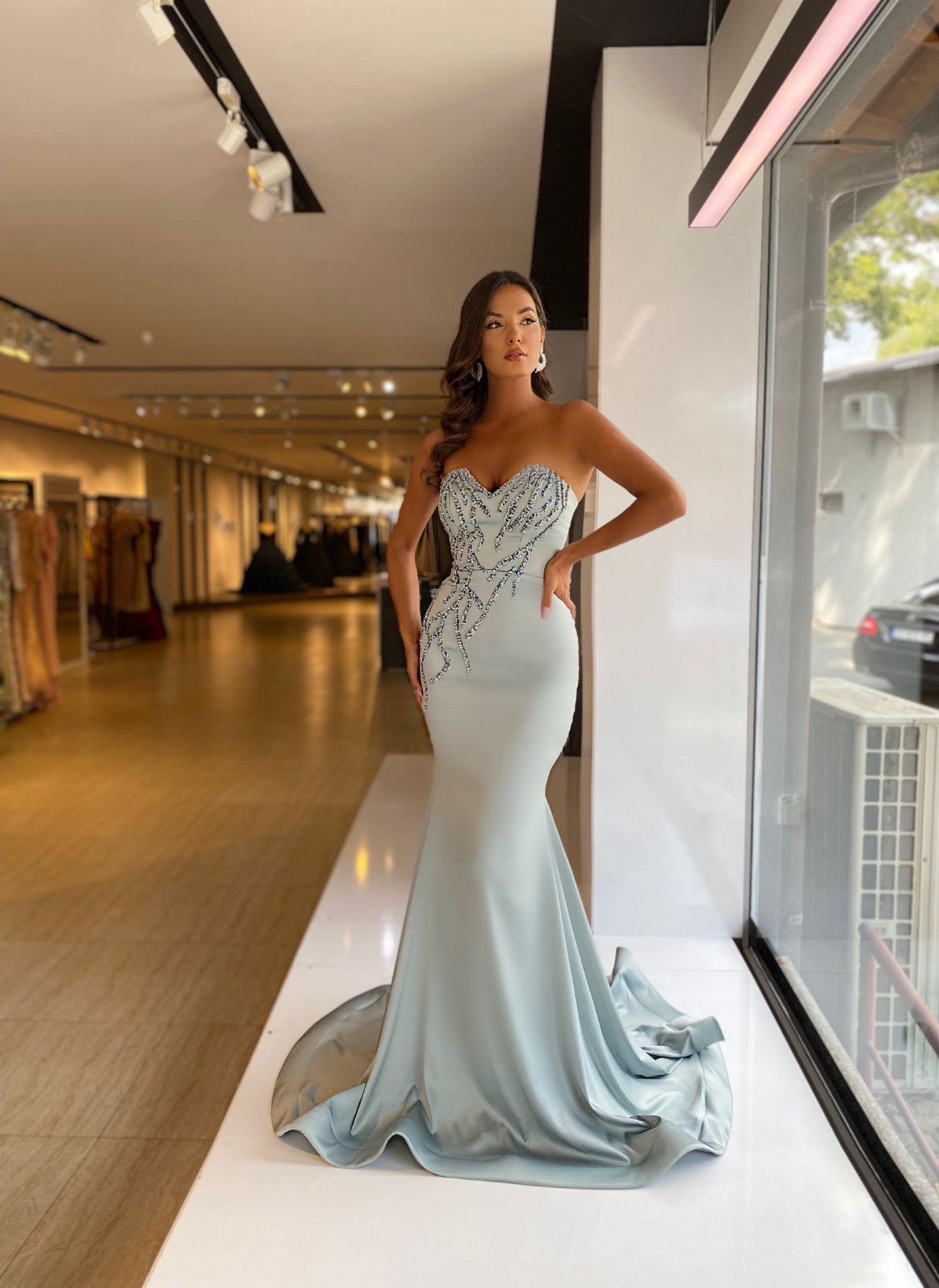BabyBlue Dress - Minna Fashion