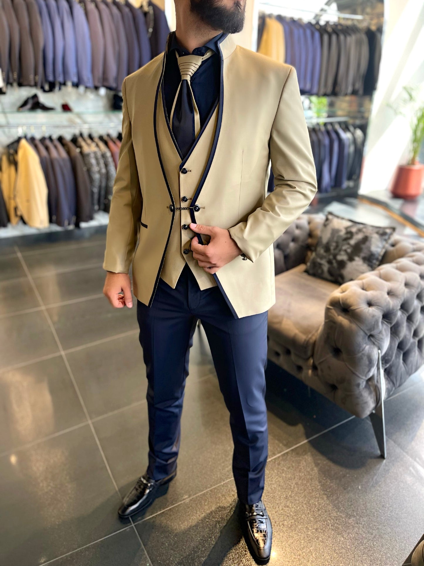 Nude Classic Suit - Minna Fashion
