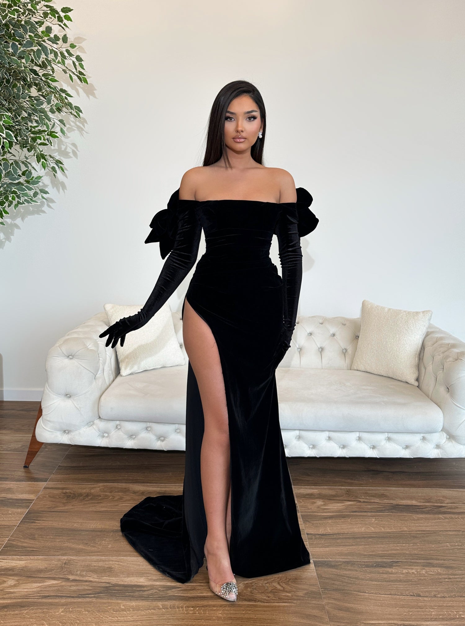 Long-Sleeve Formal Dresses Collection