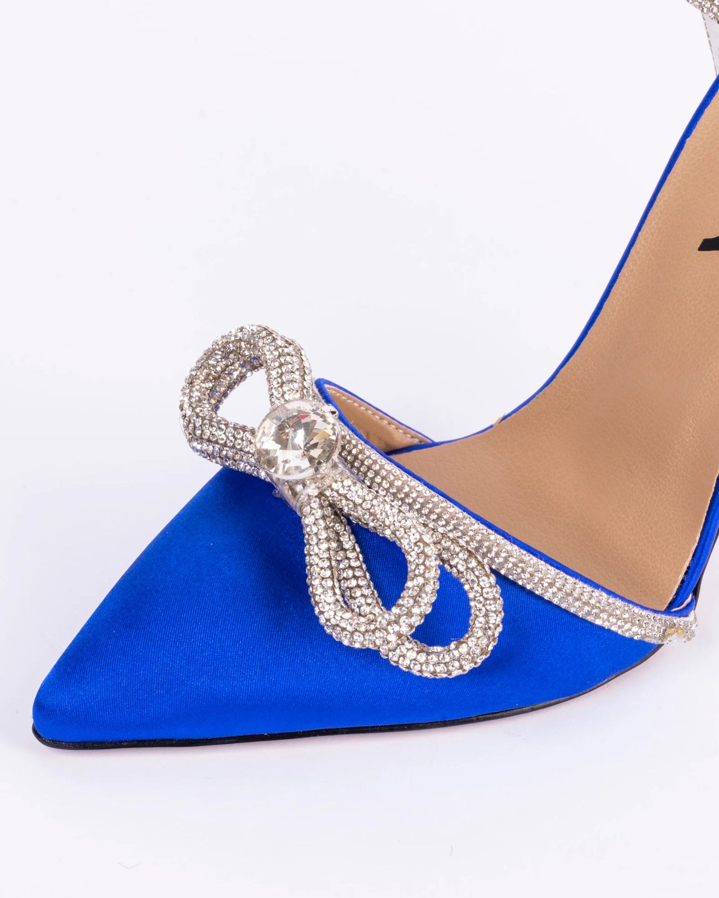 Shimmering Bow Stiletto Heels