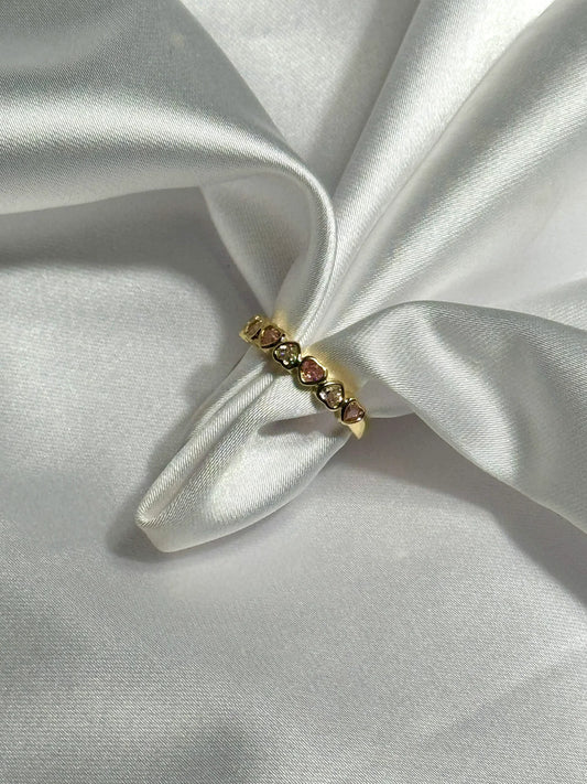 Mini Hearts Ring