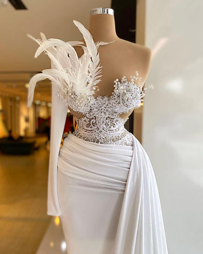 Swan Wedding Dress - Minna Fashion