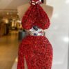 Red Mirror Dress - Minna Fashion