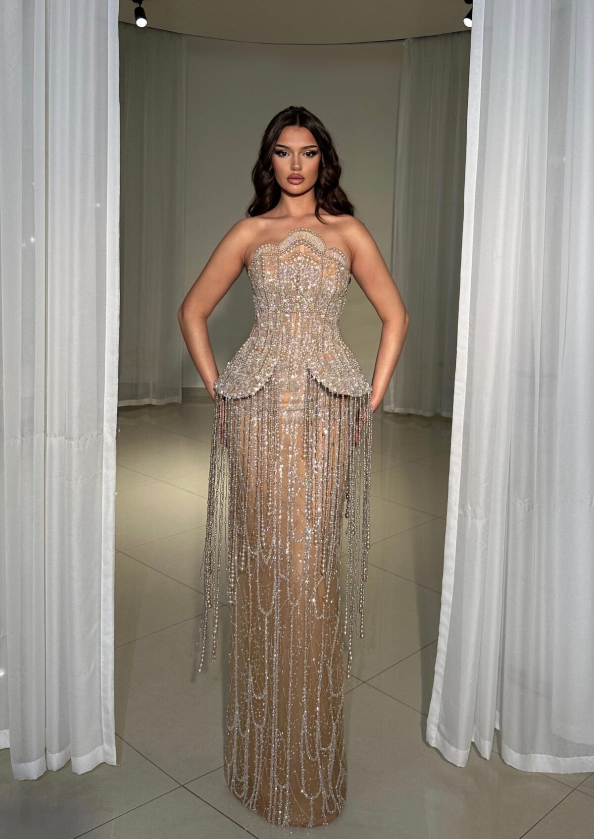 aster gold 1 scaled haute couture dress