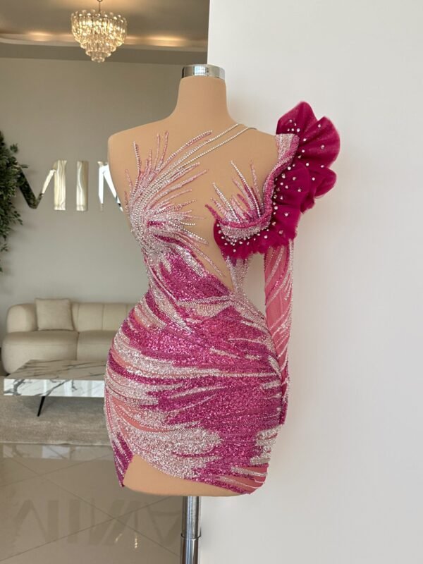 sila scaled haute couture dress