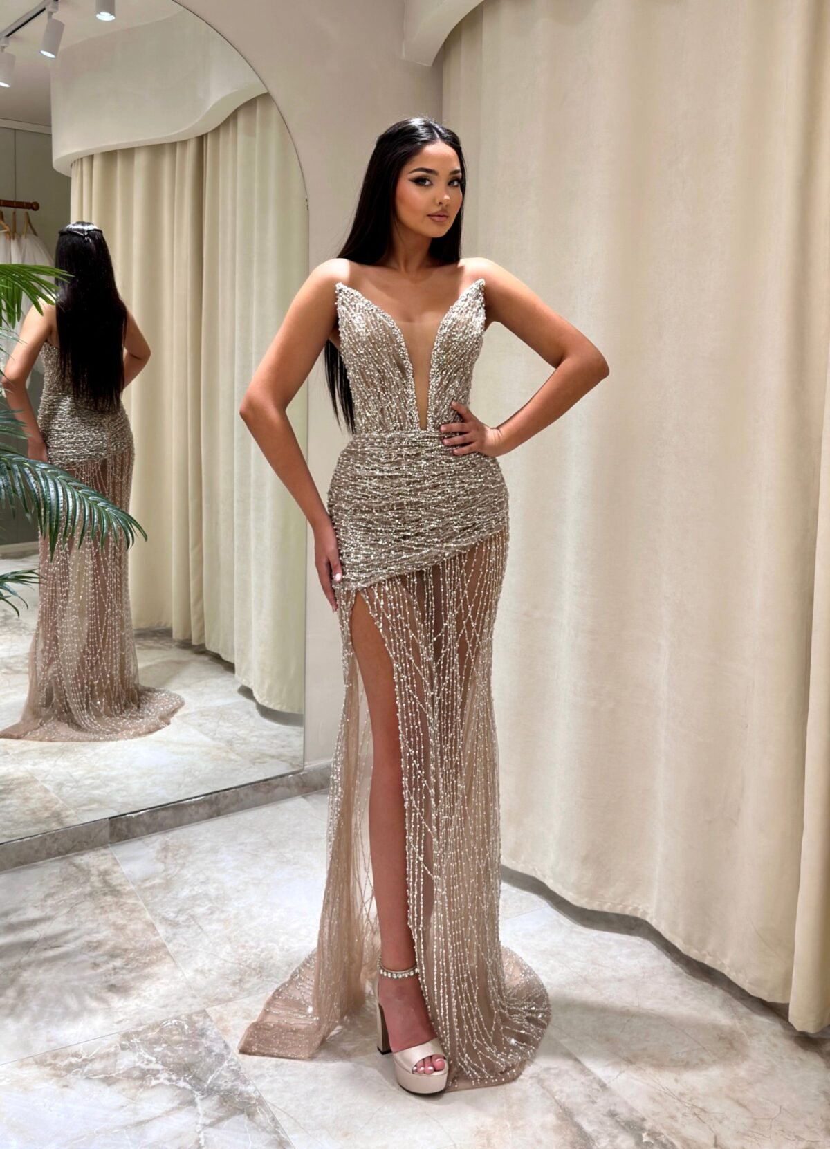 yara nude 1 scaled haute couture dress